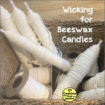 cotton wicking for beeswax candles