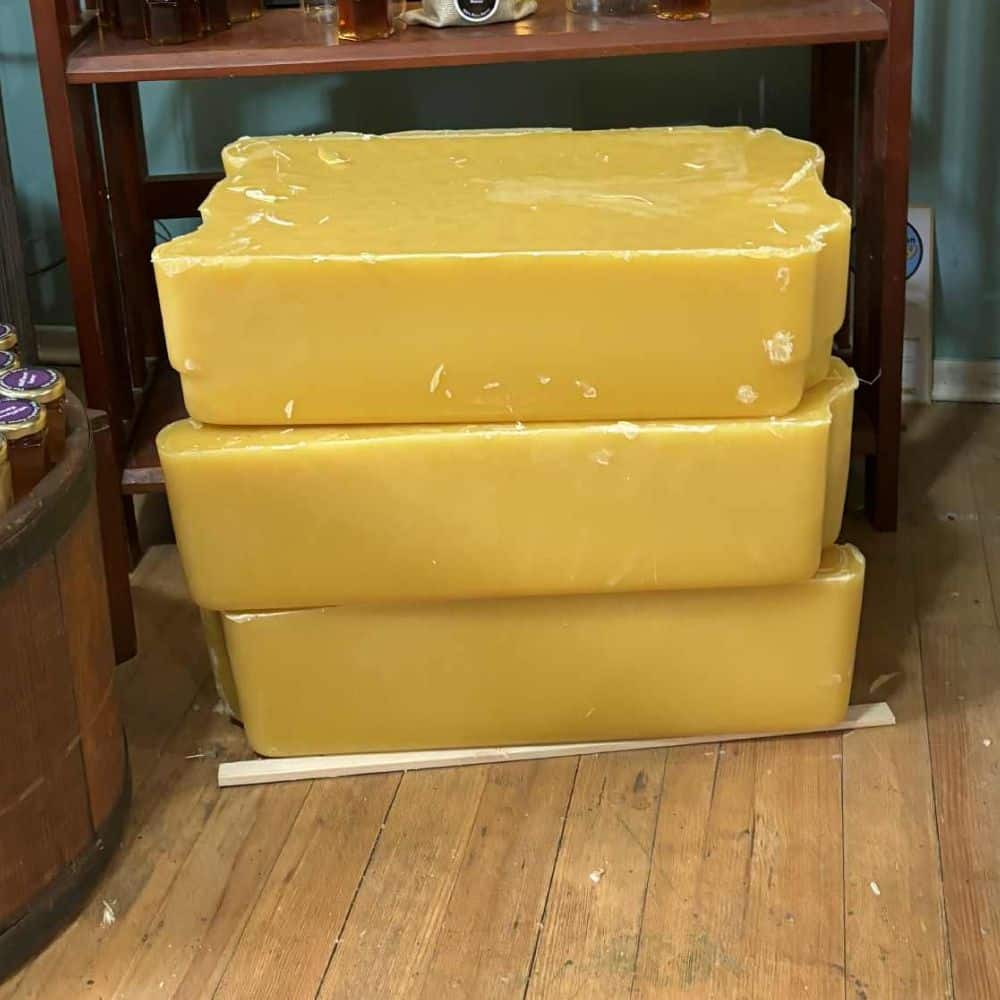 Beeswax - Large blocks approx. 30 lbs ea $11.50/lb
